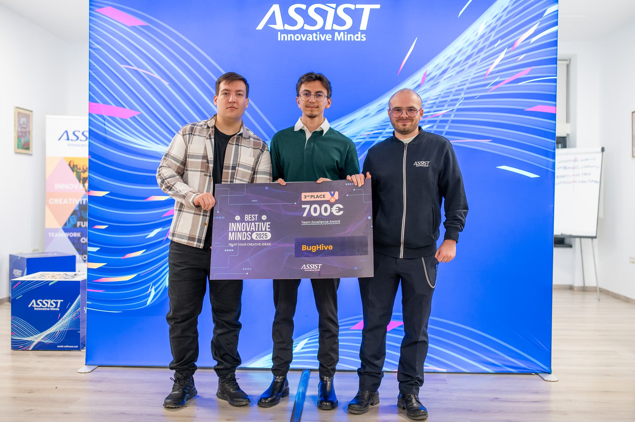 BugHive team at the Best Innovative Minds contest