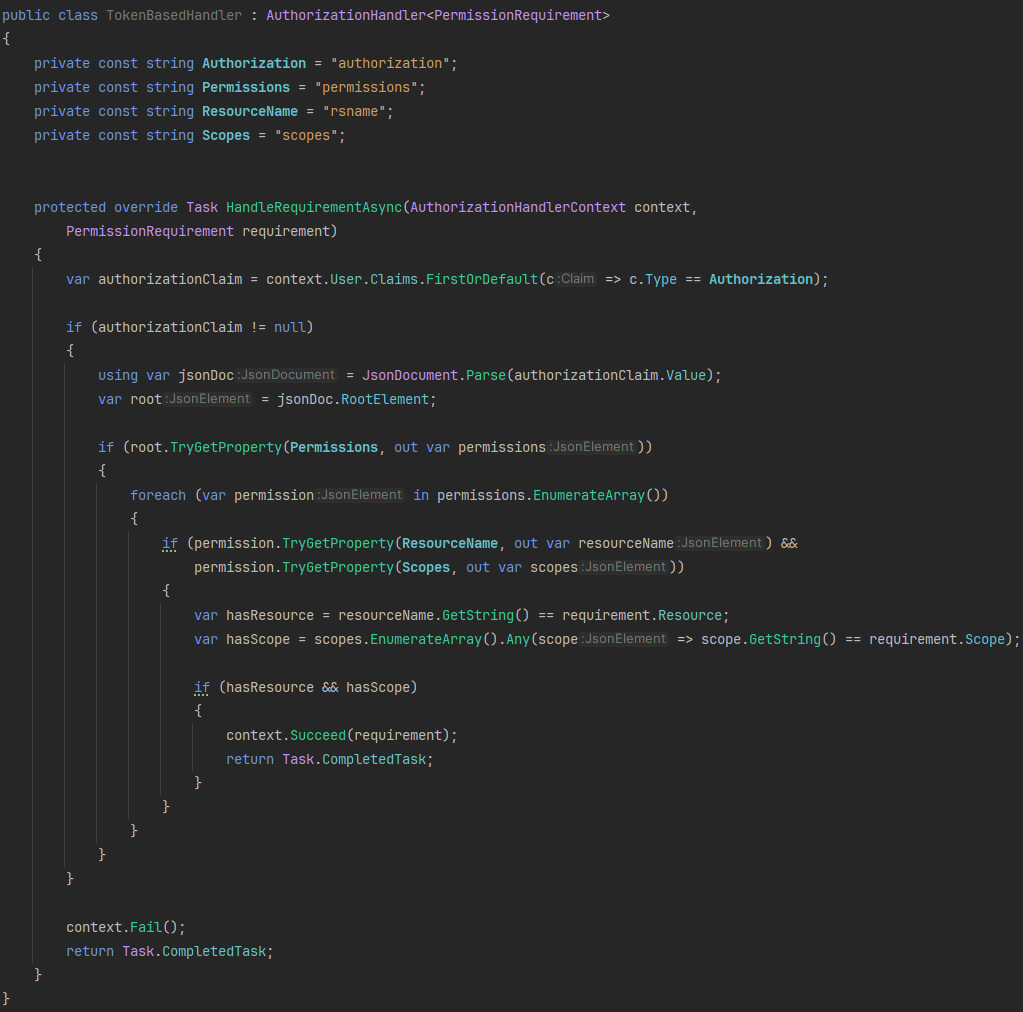 ASSIST_Software_TokenBasedHandler_Class